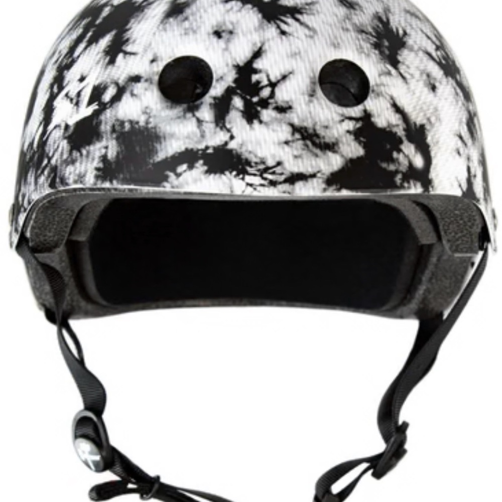 Kids Black and White Safety Helmet